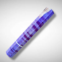 Custom Japanese Knife handle (wa handle) for 165-210 mm: Dyed curly maple purple