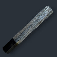 Custom Japanese Knife handle (wa handle) for 240mm - Dyed mango and horn
