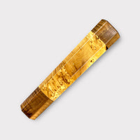 Custom Japanese Knife handle (wa handle) for 165-210 mm : Yellow Cedar burl and Koa