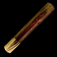 Custom Japanese Knife handle (wa handle) for 165-210mm : Birdseye Desert ironwood and marbled horn