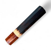 Japanese Knife handle (wa handle) for 240 mm : Charred Hickory (local)