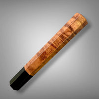 Custom Japanese Knife handle (wa handle) for 240-260mm : Curly Hormigo and Buffalo horn