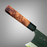 Custom Sugi Tadokoro Nakagawa W2 Tank 180mm - Honduran Rosewood Burl and buffalo horn