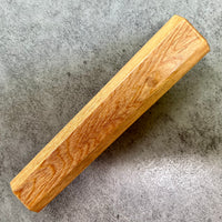 Custom Japanese Knife handle (wa handle) for 165-210mm - old growth Bayou Sinker Cypress (150-1500 years at time of original harvest over 100 years ago)