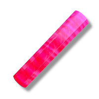 Custom Japanese Knife handle (wa handle) for 165-210 mm: Dyed curly maple pink