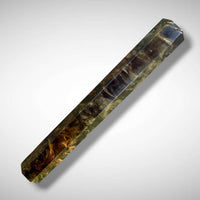 Japanese Knife handle (wa handle) for 240 mm : Dyed Amboyna burl