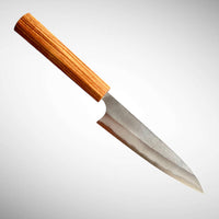 Custom Masakage Yuki Nashiji Shirogami #2 Petty 120 mm - Pau Rosa