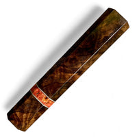 Custom Japanese Knife handle (wa handle) for 240-260 : Turkish Walnut Burl