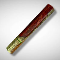 Custom Japanese Knife handle for 240mm - Two tone Amboyna burl hybrid