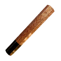 Custom Japanese Knife handle (wa handle) for 165-210mm : Macadamia and marbled horn
