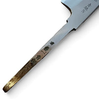 Tadokoro Tanaka Signed Aogami Super Petty 150mm Hon Kasumi Finish - Blade Only