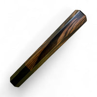 Custom Japanese Knife handle (wa handle) for 165-225 mm: Figured Mun Ebony and buffalo horn