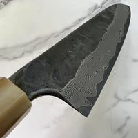 Custom Nigara Hamono Ginsan 3 Kurozome Gyuto 240 - Koa and horn