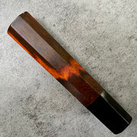 Hanoi Made Custom Japanese Knife handle (wa handle) for 165-180 : Saimese Rosewood and marble horn