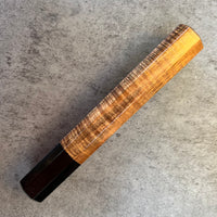 Custom Japanese Knife handle (wa handle) for 165-210 mm : Tasmanian Blackwood and horn
