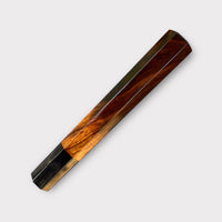 Custom Japanese Knife handle (wa handle) for 240-260 mm : Desert Ironwood and horn