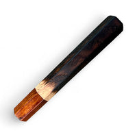 Japanese Knife handle (wa handle) for 240 mm : Charred Hickory (local)