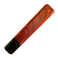Custom Japanese Knife handle (wa handle) for 165-210 mm : Cocobolo and horn