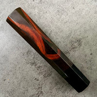 Hanoi Made Custom Japanese Knife handle (wa handle) for 210mm : Siamese Rosewood and horn
