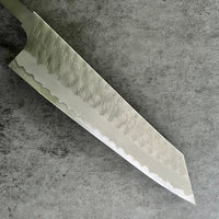 Nigara Hamono Aogami Super Migaki Tsuchime Kiritsuke 240 mm - Blade Only