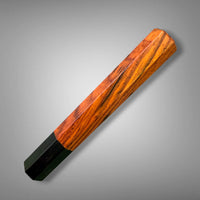 Custom Japanese Knife handle (wa handle) for 165-210 mm: Cocobolo and horn