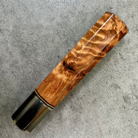 Custom Japanese Knife handle (wa handle) for 165-210mm : Sugi Cedar and horn