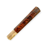 Custom Japanese Knife handle (wa handle) for 165-210 mm : Crotch Cocobolo and blonde