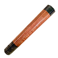 Custom Japanese Knife handle (wa handle) for 240mm : Dyed curly maple, orange is the new black