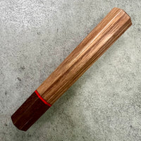 Custom Japanese Knife handle (wa handle) for 165-210mm : Black Walnut and Katalox