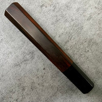Hanoi Made Custom Japanese Knife handle (wa handle) for 165-180 : Saimese Rosewood and horn