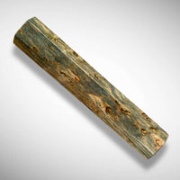 Custom Japanese Knife handle (wa handle) for 165-210 mm: Dyed Birdseye Maple