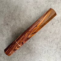 Custom Japanese Knife handle (wa handle) for 240mm - Cocobolo and copper