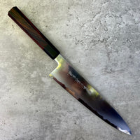 Yoshikazu Tanaka Aogami Super Damascus 240 Gyuto - Cocobolo and horn