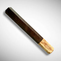 Japanese Knife handle (wa handle) for 240 mm : Claro walnut and spalted maple
