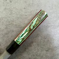 Custom Shigeki Tanaka Aogami No.2 Petty Knife 135mm - Hempwood and curly maple