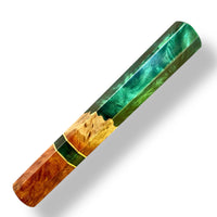 Japanese Knife handle (wa handle) for 240-260 mm : Red Mallee Burl Hybrid