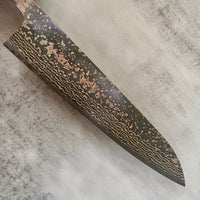 Takeshi Saji VG10W Rainbow Damascus 240 mm Gyuto - Blade Only