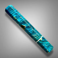 Japanese Knife handle (wa handle) for 240 mm : Dyed Box Elder burl