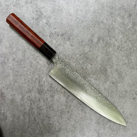 Kobayashi Damascus SG2 Gyuto 210mm - Hanoi made Siamese rosewood and horn