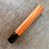 Custom Japanese Knife handle (wa handle) for 165-210mm : Honduran Rosewood and horn