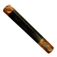 Custom Japanese Knife handle (wa handle) for 165-210mm : Gabon ebony and Amboyna burl