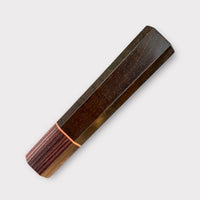 Custom Japanese Knife handle (wa handle) for 165-210 mm : Siamese Rosewood and Kingwood