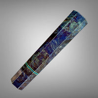 Custom Japanese Knife handle (wa handle) for 165-210 mm: Double dyed maple burl | Sugi Cutlery