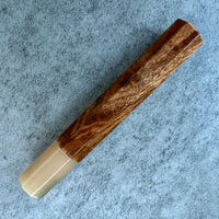 Custom Japanese Knife handle (wa handle) for 165-210mm - Tasmanian Blackwood and blonde (soft curl)