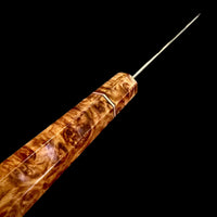 Custom Tadokoro Nakagawa Mirror Polish Ginsan 3 Gyuto 260 (250 edge) - Amboyna burl