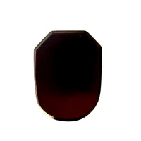 Custom Japanese Knife handle (wa handle) for 165-210 mm: Shield shaped African Blackwood