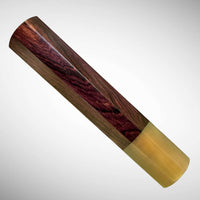 Custom Japanese Knife handle (wa handle) for 165-210 mm: Kingwood and blonde