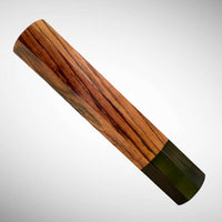 Custom Japanese Knife handle (wa handle) for 240-260 mm : Honduran Rosewood and African Blackwood