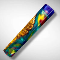 Custom Japanese Knife handle (wa handle) for 165-210 mm: Chittum burl hybrid