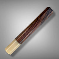 Japanese Knife handle (wa handle) for 240 mm : Siamese Rosewood and blonde